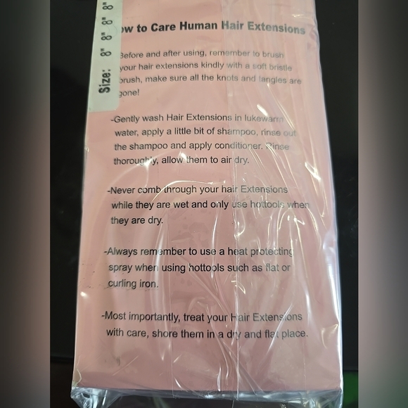 Remy 100% Premium Human Hair Brown With Highlights 5/24# - Picture 3 of 16